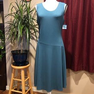 Noir teal green sleeveless dress size L